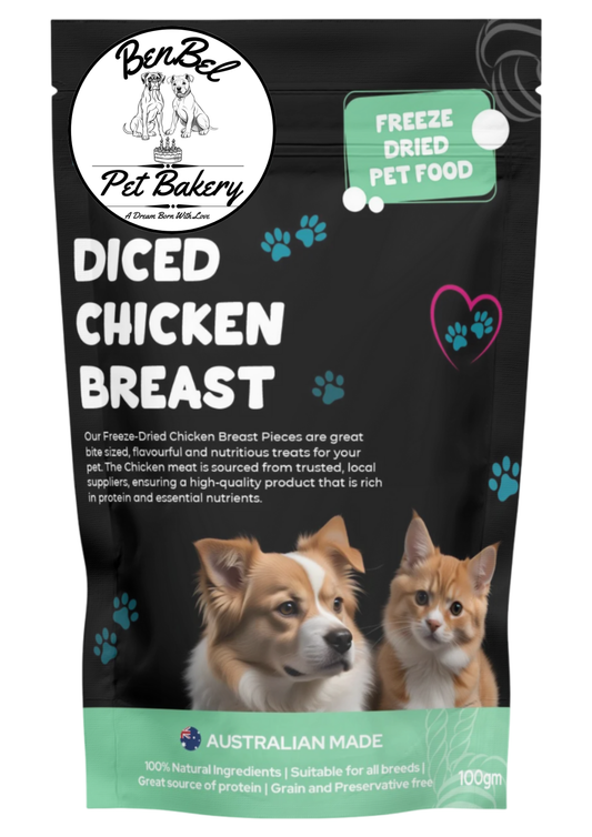 Dice Chicken Breast -  Freeze-Dried