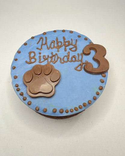 Dog Birthday Cake- Round