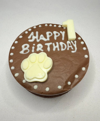 Dog Birthday Cake- Round