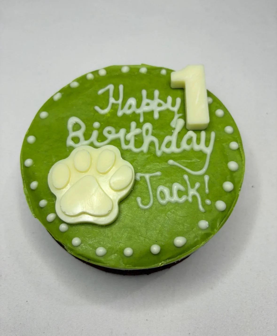 Dog Birthday Cake- Round