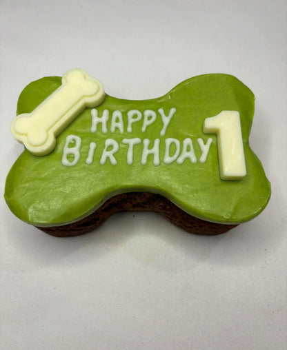 Dog Birthday Cake - Bone