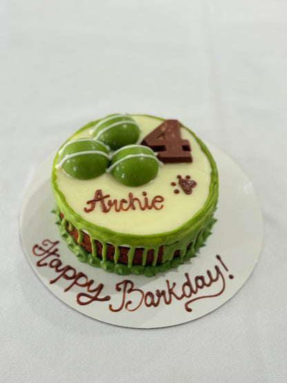 Dog Ball Birthday Cake