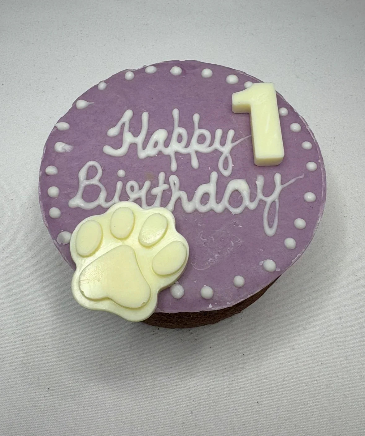 Dog Birthday Cake- Round