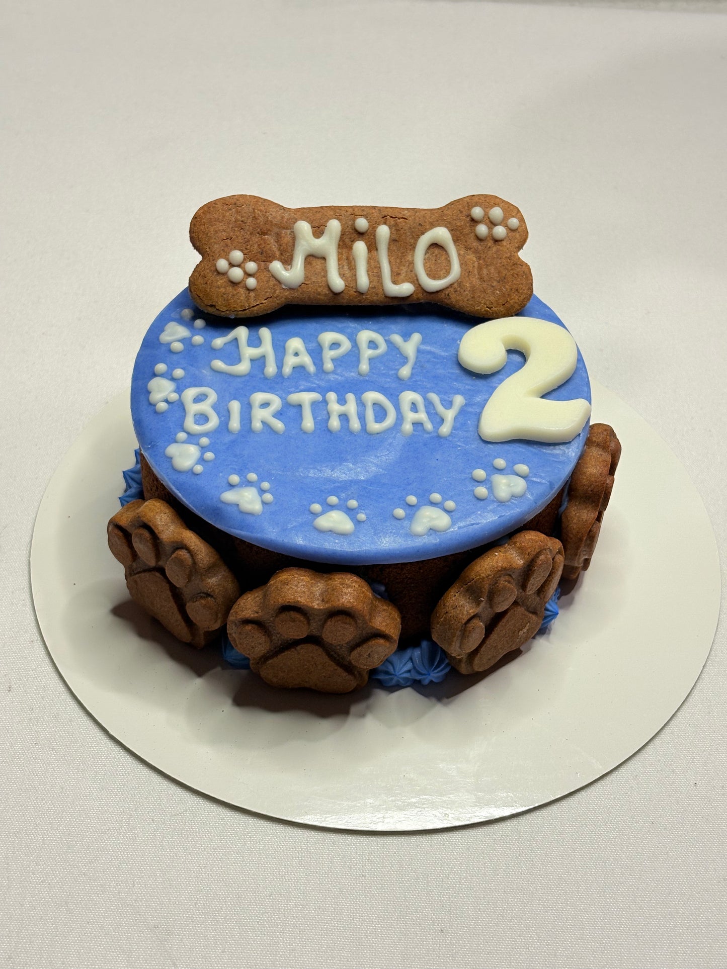 Dogy Birthday Cookie Cake